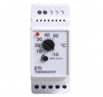 ETI-1551 Termostat -10/+50°C, 230V 10A