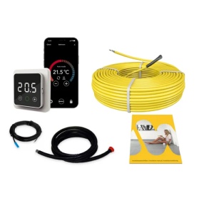 Kit cablu incalzire pardoseala in Magnum Heating 500 W - 29,4 m cu termostat WIFI control F 32