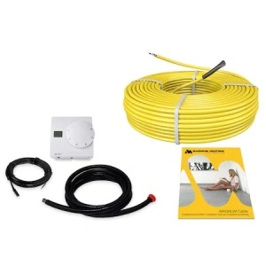 Kit cablu incalzire in pardoseala Magnum Heating 3300 W - 194,1 m, pentru 24 mp cu termostat Analogic Standard control
