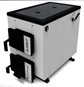 Cazan pe combustibil solid VATAR Class P cu plita 18 kW - Img 2