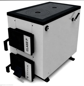 Cazan pe combustibil solid VATAR Class P cu plita 12 kW - Img 2