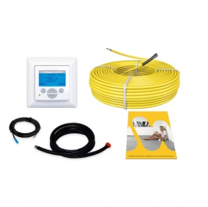 Kit cablu incalzire in pardoseala Magnum Heating 1000 W - 58,8 m, pentru 7 mp cu termostat programabil Magnum IC