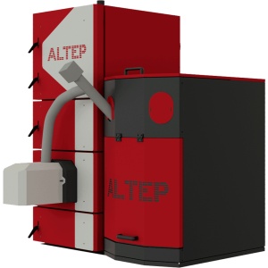 Centrală pe peleți, cereale și tocătură lemnoasă Altep Duo Uni Pellet Plus 50 - 62kW