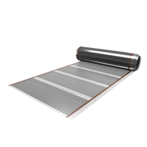 Kit incalzire in pardoseala Film carbon 12m² - 1440 W cu termostat WIFi control C 16 - Img 2
