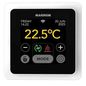 Kit covor incalzire in pardoseala 15 m² - 2250 W cu termostat MRC WIFI control - Img 2