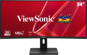 Monitor Consumer ViewSonic VA3420C-2, 34", 3440x1440 pixeli, Black, 2 ani Garantie