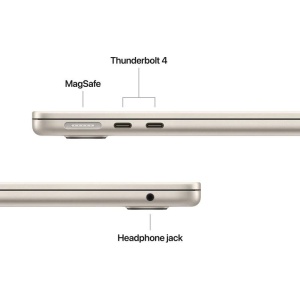 MacBook Air 13.6" Retina/Apple M5 (CPU 10-core, GPU 10-core, NeuralEngine16-core)/16GB/512GB - Starlight - INT KB (No Adapter) - 2026 (CTO from MDHA4RO/A) - Img 4