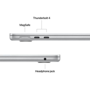MacBook Air 15.3" Retina/Apple M5 (CPU 10-core, GPU 10-core, NeuralEngine16-core)/16GB/512GB - Silver - INT KB (No Adapter) - 2026 - Img 6
