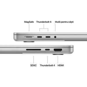 MacBook Pro 14.2"/Apple M5 (CPU 10-core, GPU 10-core, Neural Engine 16-core)/24GB/1TB - Silver - INT KB (No Adapter) - 2025 - Img 4