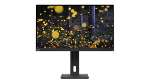 Monitor Commercial Lenovo ThinkVision E27q-20, 27", 2560 x 1440 pixeli, Black, 3 ani Garantie