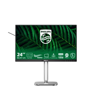 Monitor Philips 24" 24B2G5301/00, Diagonal (inch): 24, Diagonal (cm): 60.96, Aspect ratio: 16:9, Panel: IPS, Resolution: 1920x1080, Refresh Rate: 60Hz, Response time GtG: 4ms, Brightness (max): 300 cd/m², Contrast (static) : 1500:1, Contrast (dynamic): - Img 2
