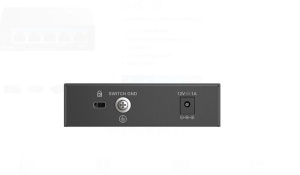 D-LINK DMS-105 UNMANAGED SWITCH 5 PORT, Interfata: 5 x 10/100Mbps/1G/2.5G, Auto MDI/MDIX, CAPACITATE SWITCH: 25gBPS, Packet Forwarding Rate:18.6 Mpps, Dimensiuni 100.5 x 82 x28mm, Greutate: 238.6 g. - Img 3