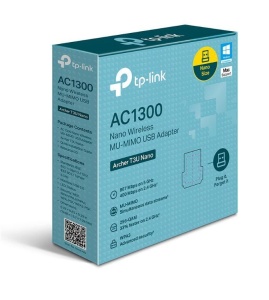 TP-link AC1300 Mini Adaptor USB Wireless MU-MIMO, ARCHER T3U Nano; USB 2.0;dimensiuni: 19.85 × 15.7 × 7.39 mm, Standarde wireless: IEEE 802.11b/g/n 2.4 GHz, IEEE 802.11a/n/ac 5 GHz, Dual-Band 2.4 GHz, 5 GHz. - Img 4