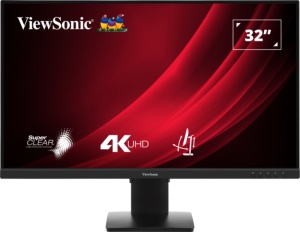 Monitor ViewSonic 31.5" VG3208-4K, Diagonal (inch): 31.5, Diagonal (cm): 80.01, Aspect ratio: 16:9, Panel: VA, Resolution: 3840x2160, Refresh Rate: 60Hz, Response time GtG: 4ms, Brightness (max): 300 cd/m², Contrast (static) : 3000:1, Contrast (dynamic):