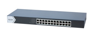 24-Port Gigabit Switch Hikvision DS-3E0524-E(C) 24 × 10/100/1000 Mbps RJ45 Port Easy Plug-and-Play Installation Rack-Mounting Rugged Metal Case