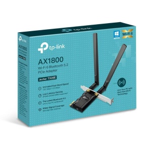 Adaptor wireless TP-Link, ARCHER TX20E, AX1800, 2 x antene externe Dual-Band 5Ghz, 2.4 Ghz, dimensiuni: 120.8 × 78.5 × 20.9 mm, Bluetooth 5.2. - Img 2