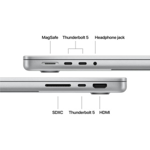 MacBook Pro 14.2"/Apple M5 Max (CPU 18-core, GPU 40-core,Neural Engine 16-core)/128GB/2TB - Silver - INT KB (No Adapter) - 2026 (CTO from MGDQ4RO/A) - Img 3