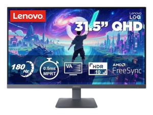 Monitor Gaming Lenovo LOQ 32Q-10, 31.5", 2560 x 1440 pixeli, Grey, 3 ani Garantie - Img 2