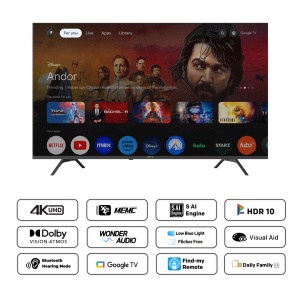 Televizor METZ LED 50MUF7000Z, 126 cm, Smart Google TV, 4K, Clasa F - Img 4