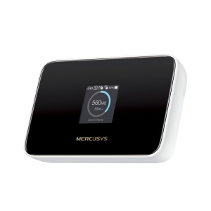150Mbps 4G LTE Mobile Wi-Fi Build-In 150Mbps 4G LTE Modem SPEED: 287 Mbps at 2.4 GHz, 4G Cat4 150/50 Mbps SPEC: 1.44 Inch Screen Display, FDD-LTE (B1/B3/B5/B7/B8/B20/B28), TDD- LTE (B38/B40), HSPA+/UMTS (B1/B5/B8) FEATURE: Wi-Fi 6, MERCUSYS App, Build-In
