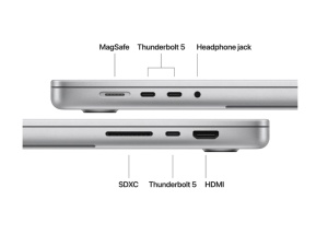 MacBook Pro 16.2"/Apple M5 Max (CPU 18-core, GPU 40-core, Neural Engine 16-core)/128GB/4TB - Silver - NANO TEXTURE DISPLAY - INT KB - 140W ADAPTER - 2026 (CTO from MGE94RO/A - Img 3