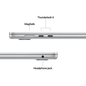 MacBook Air 15.3" Retina/Apple M5 (CPU 10-core, GPU 10-core, NeuralEngine16-core)/24GB/512GB - Silver - INT KB (No Adapter) - 2026 (CTO from MDV94RO/A) - Img 3
