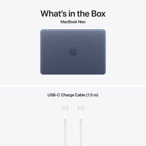 MacBook Neo 13" Retina/Apple A18 Pro (CPU 6-core, GPU 5-core, NeuralEngine16-core)/8GB/512GB - Touch ID - Indigo - INT KB (No Adapter) - 2026 - Img 3