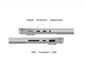 MacBook Pro 14.2"/Apple M4 Pro (CPU 12-core, GPU 16-core, Neural Engine16-core)/24GB/1TB - Silver - INT KB (cto from MX2E3RO/A) - Img 3