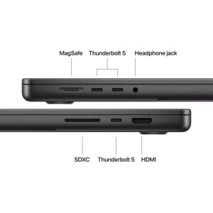 MacBook Pro 16.2"/Apple M5 Max (CPU 18-core, GPU 40-core, Neural Engine 16-core)/48GB/2TB - Space Black - INT KB (No Adapter) - 2026 - Img 2