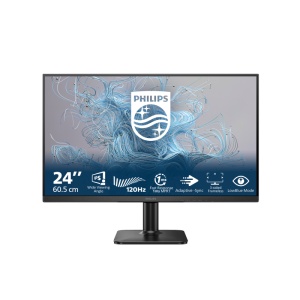 Monitor Philips 23.8" 24E2N1110/00, Diagonal (inch): 23.8, Diagonal (cm): 60, Aspect ratio: 16:9, Panel: IPS, Resolution: 1920x1080, Refresh Rate: 120Hz, Response time GtG: 4ms, Response time MPRT: 1ms, Brightness (max): 300 cd/m², Contrast (static) :