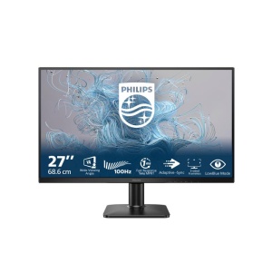 Monitor Philips 27" 27E2N1100L/00, Diagonal (inch): 27, Diagonal (cm): 69, Aspect ratio: 16:9, Panel: VA, Resolution: 1920x1080, Refresh Rate: 100Hz, Response time GtG: 4ms, Response time MPRT: 1ms, Brightness (max): 250 cd/m², Contrast (static) : - Img 2