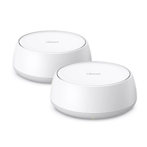BE3600 Whole Home Mesh Wi-Fi 7 System SPEED: 688 Mbps at 2.4 GHz + 2880 Mbps at 5 GHz SPEC: Internal Antennas, 2 × 2.5 Gigabit Ports (WAN/LAN auto-sensing), 160MHz for 5 GHz, 4-Stream FEATURE: Deco App, Router/AP Mode, IPv6, IPTV, HomeShield (Parental