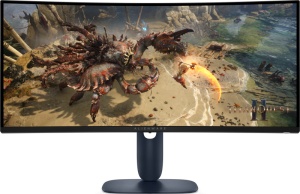 Monitor Alienware 34" AW3425DWM Gaming, 86.43 cm, Maximum preset resolution: DisplayPort: 3440 x 1440 at 180 Hz (DSC enabled and visually lossless), HDMI port: 3440 x 1440 at 180 Hz , Screen type: Active matrix-TFT LCD, Panel type: Vertical Alignment