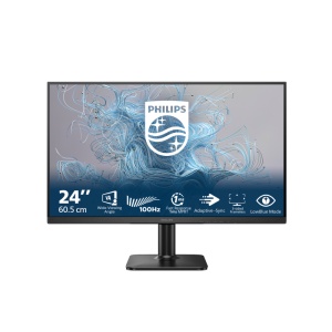 Monitor Philips 24" 24E2N1100LB/00, Diagonal (inch): 24, Diagonal (cm): 61, Aspect ratio: 16:9, Panel: VA, Resolution: 1920x1080, Refresh Rate: 100Hz, Response time GtG: 4ms, Response time MPRT: 1ms, Brightness (max): 250 cd/m², Contrast (static) : - Img 2