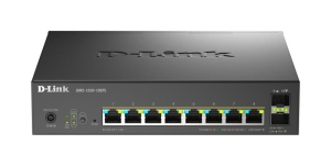 Switch D-Link DMS-1250-10SPL, 8 porturi Gigabit, 2 porturi SFP+, Protocol 802.3bt+802.3af/at, rackabil