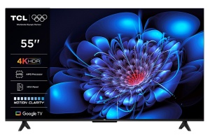 Televizor TCL LED 55P69K, 139 cm, Smart Google TV, 4K, Clasa E - Img 1