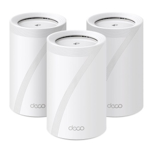 TP-LINK DECO BE65(3-PACK) Sistem Mesh WI-FI 7, BE9300, TRI-BAND, Standarde wireless: IEEE 802.11be/ax 6 GHz, IEEE 802.11be/ax/ac/n/a 5 GHz, IEEE 802.11ax/n/b/g 2.4 GHz, Viteze wireless: BE9300 6 GHz: 5760 Mbps (802.11be), 5 GHz: 2880 Mbps (802.11be), 2.4