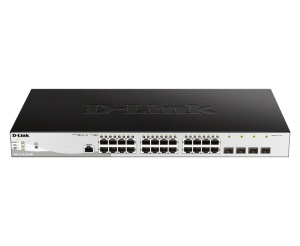D-Link Switch DGS-1210-28P/ME, 24 porturi Gigabit PoE Base-T, 4 porturi SFP1000Mbps, Capacity 56Gbps, 19" Rackmount, WebSmart, 2*fan - Img 2