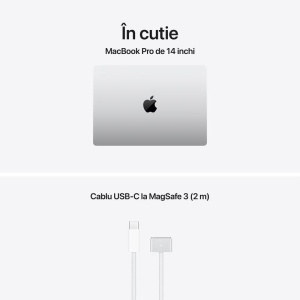 MacBook Pro 14.2"/Apple M5 (CPU 10-core, GPU 10-core, Neural Engine 16-core)/24GB/1TB - Silver - INT KB (No Adapter) - 2025 - Img 3