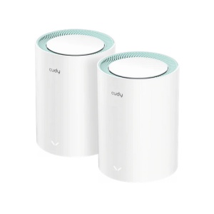 WiFi range extender Cudy M1500 (2 pcs.), WiFi standard: WiFi 6, Ports: 3 x Gigabit RJ45, Speed 5GHz: 1201 Mbps