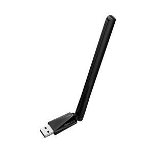 Adaptor Mercusys Bluetooth 5.4 USB Long Range, dimensiuni 55.8 × 16.8 × 150.5 mm