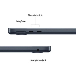 MacBook Air 13.6" Retina/Apple M4 (CPU 10-core, GPU 10-core, Neural Engine16-core)/16GB/ 1TB - Midnight - INT KB (2025) 35W USB‑C (Cto fromMW133RO/A) - Img 3