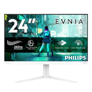Monitor Gaming Philips Evnia 3000 24" 24M2N3201P/00, 1920 x 1080 pixeli, White, 3 ani Garantie