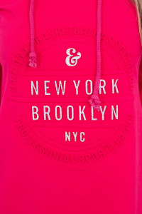 Дамска рокля Brooklyn 62095 - цикламена - Img 4