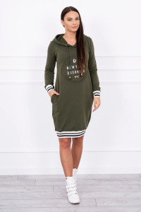 Дамска рокля Brooklyn 62095 - khaki - Img 3
