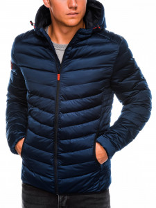 Мъжко есенно яке C368 - navy