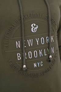 Дамска рокля Brooklyn 62095 - khaki - Img 4