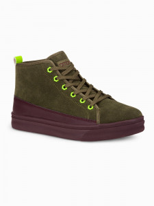 Мъжки ежедневни кецове T362 - khaki