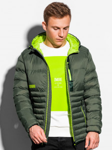 Мъжко есенно яке C372 - khaki