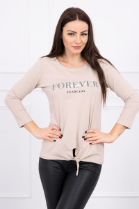 Дамска блуза Forever 0111 - бежова